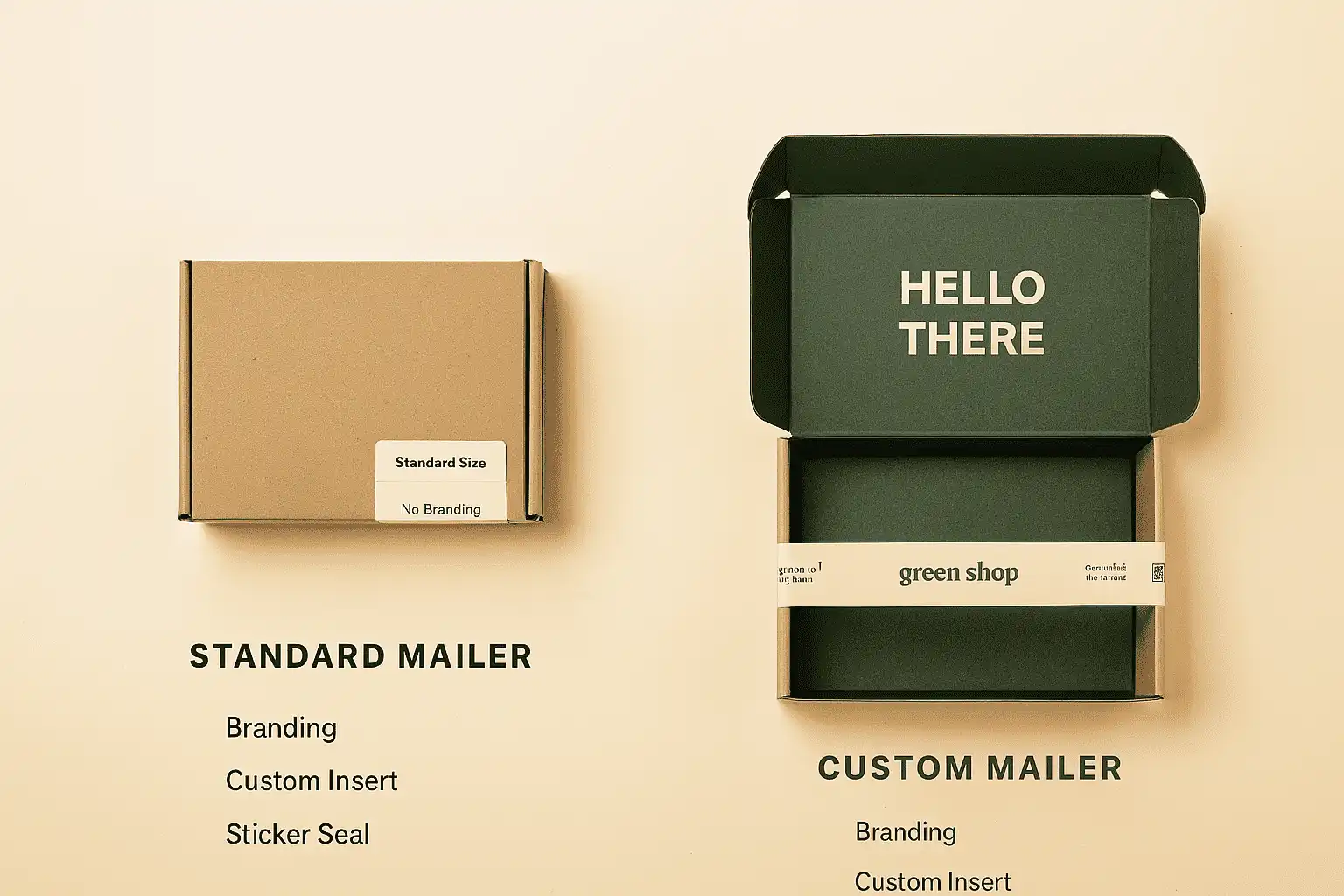 The Difference Between Standard Mailer and Custom Mailer Packaging